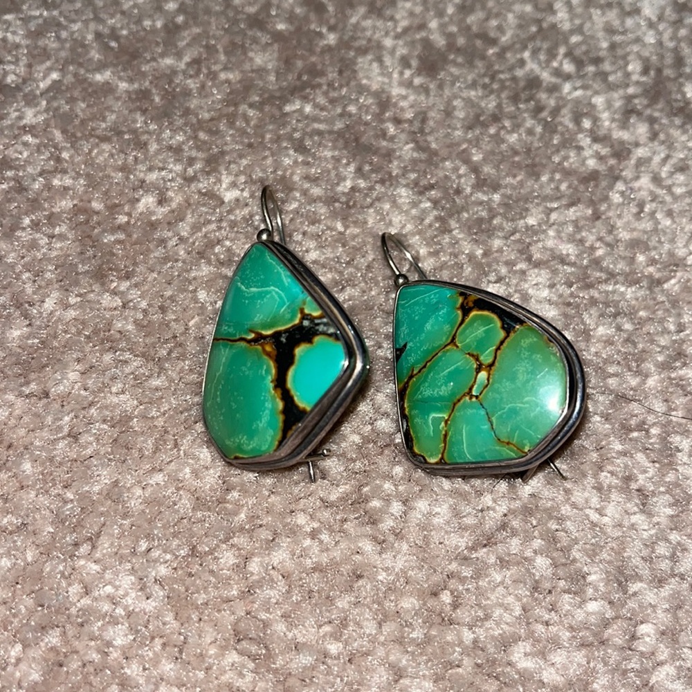 Silver earrings